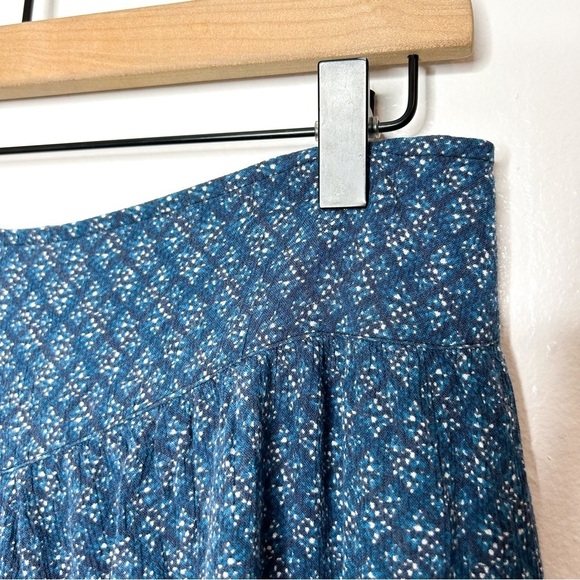 American Eagle Outfitters Flowy Pull On Boho Print Shorts‎ Blue Medium M - Picture 4 of 7